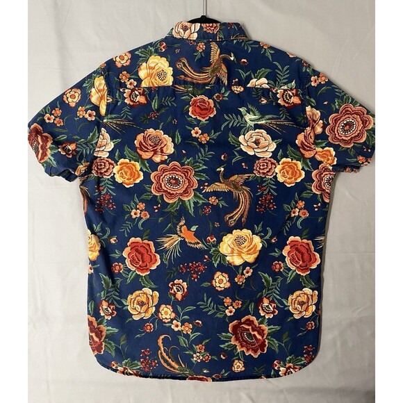 Denim & Flower Ricky Singh Pheonix Flower Button-Up Shirt Men’s M Slim Fit - Picture 2 of 9